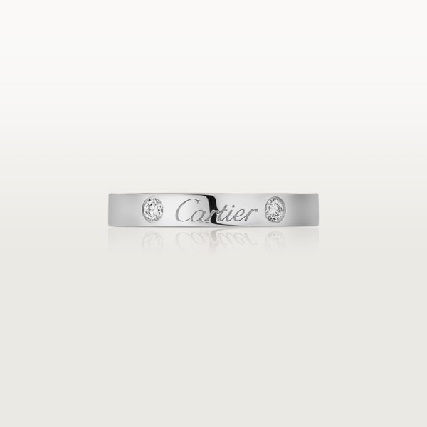 C de Cartier wedding ring Platinum, diamonds