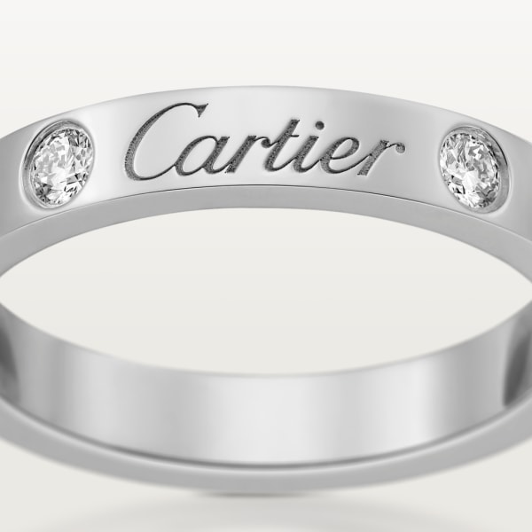 C de Cartier wedding ring Platinum, diamonds