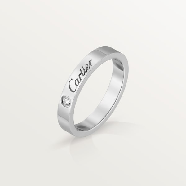 C de Cartier wedding ring Platinum, diamond