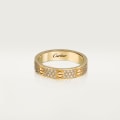 <span class='lovefont'>A </span> ring, small model, paved Yellow gold, diamonds