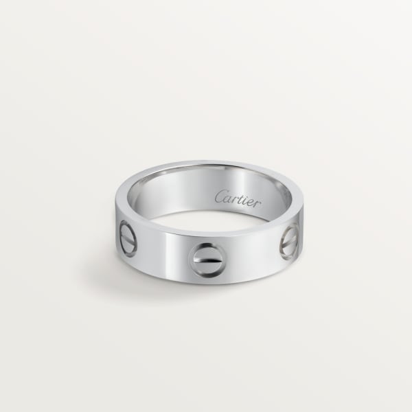 Love ring, classic model  Platinum