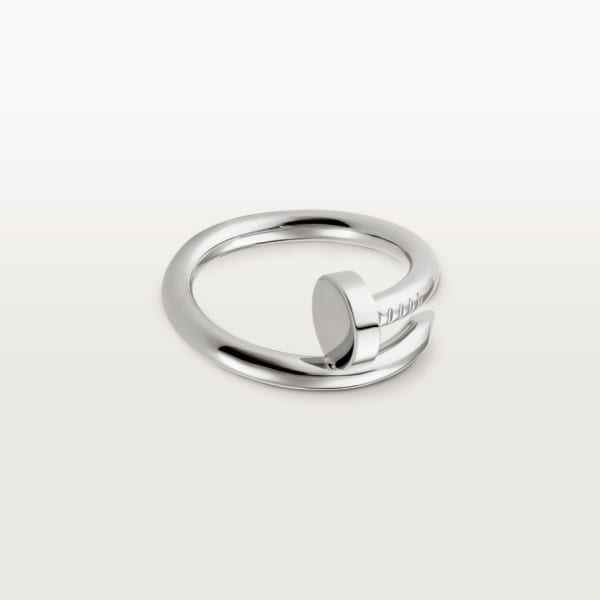 Juste un Clou ring, classic model White gold