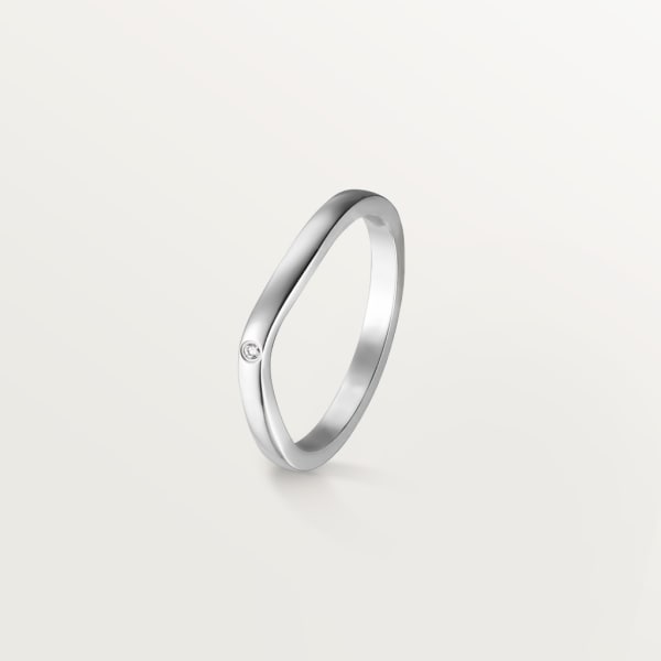 Ballerine wedding ring Platinum, diamonds