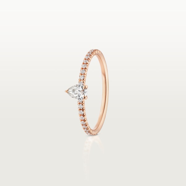 Etincelle de Cartier ring Rose gold, diamonds