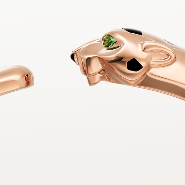 Panthère de Cartier bracelet Rose gold, tsavorite garnets, onyx