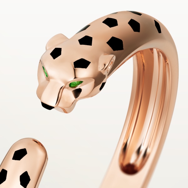 Panthère de Cartier bracelet Rose gold, tsavorite garnets, onyx