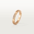 Maillon Panthère wedding band Rose gold, diamonds