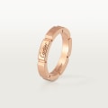 Maillon Panthère wedding band Rose gold