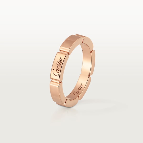 Maillon Panthère wedding ring Rose gold