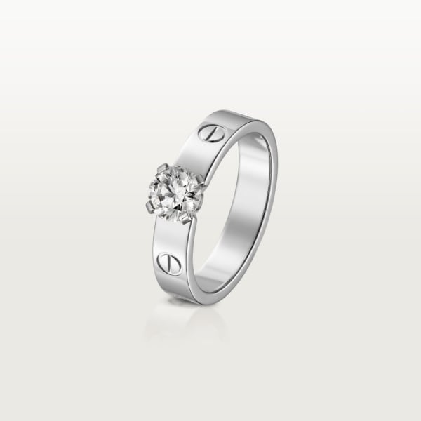 Love Solitaire White gold, diamond