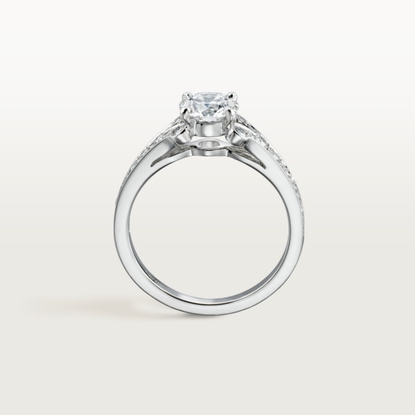 Ballerine Solitaire Platinum, diamonds