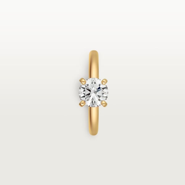 Solitaire 1895 Yellow gold, diamond