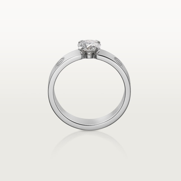 Love Solitaire White gold, diamond