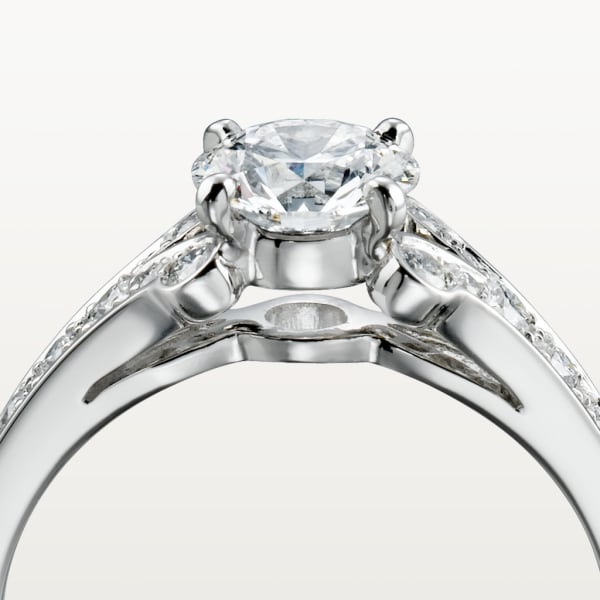 Ballerine Solitaire Platinum, diamonds