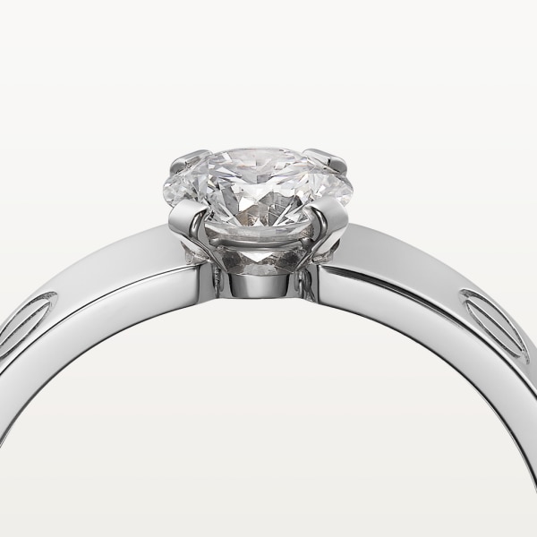 Love Solitaire White gold, diamond