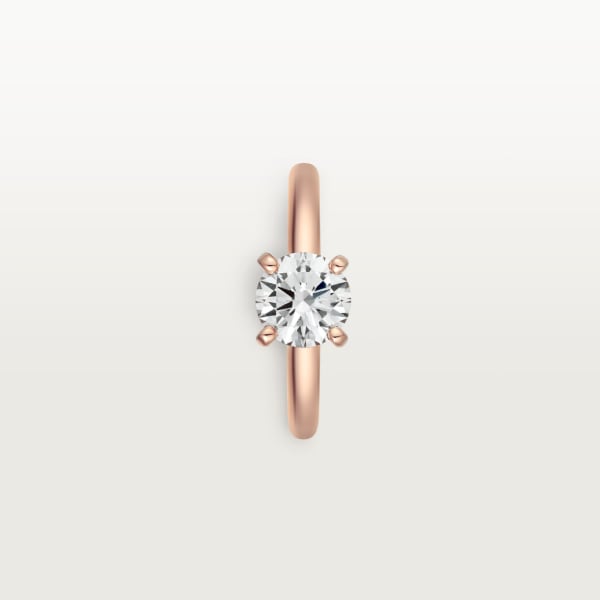 Solitaire 1895 Rose gold, diamond