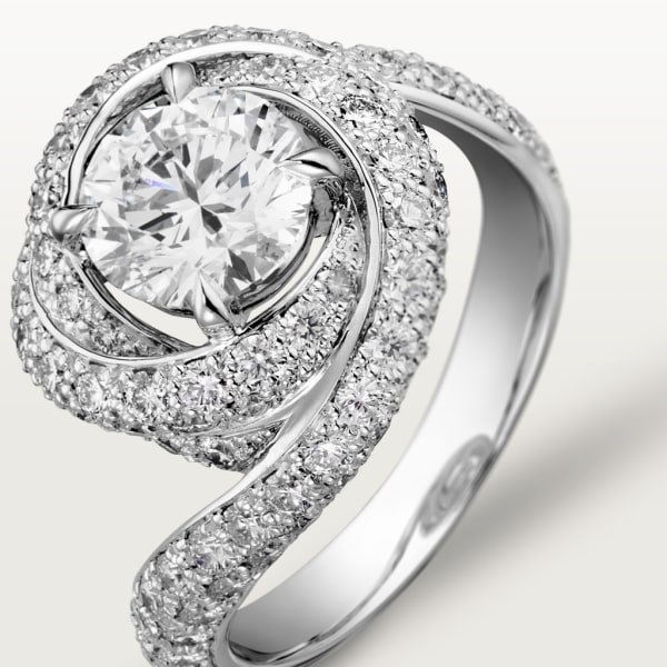 Trinity Ruban Solitaire Platinum, diamond