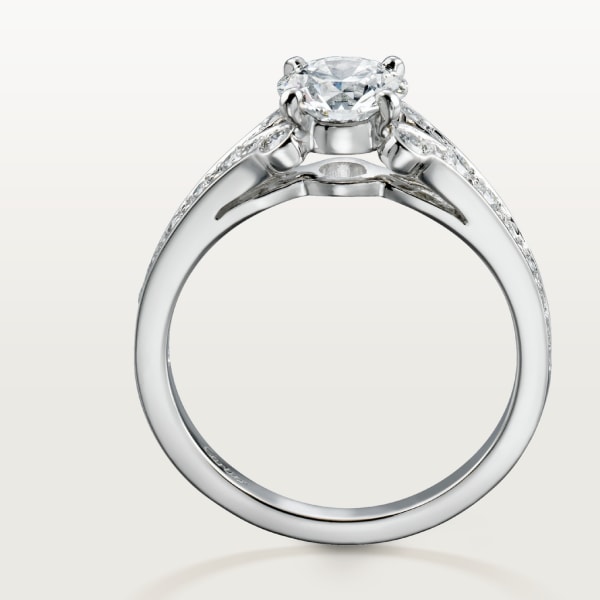 Ballerine Solitaire Platinum, diamonds