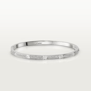 <span class='lovefont'>A </span> bracelet, small model, paved White gold, diamonds