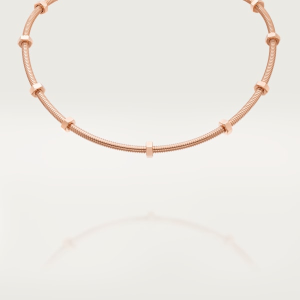 Écrou de Cartier necklace Rose gold