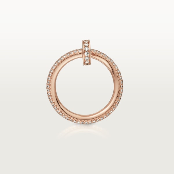 Juste un Clou ring Rose gold, diamonds