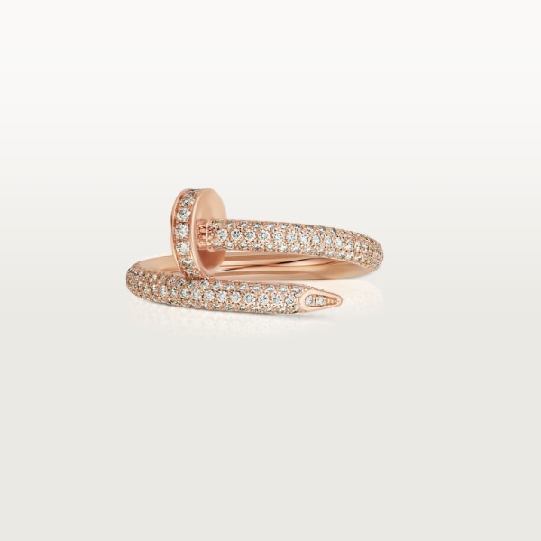 Juste un Clou ring Rose gold, diamonds