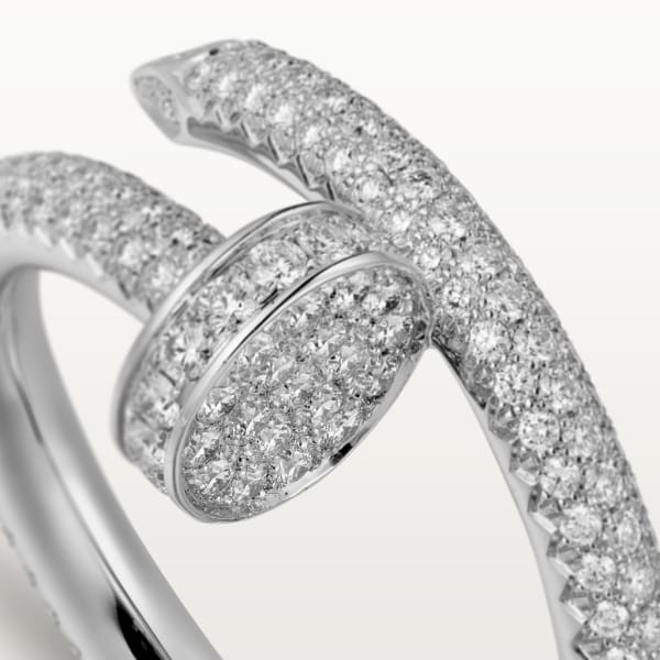 Juste un Clou ring White gold, diamonds