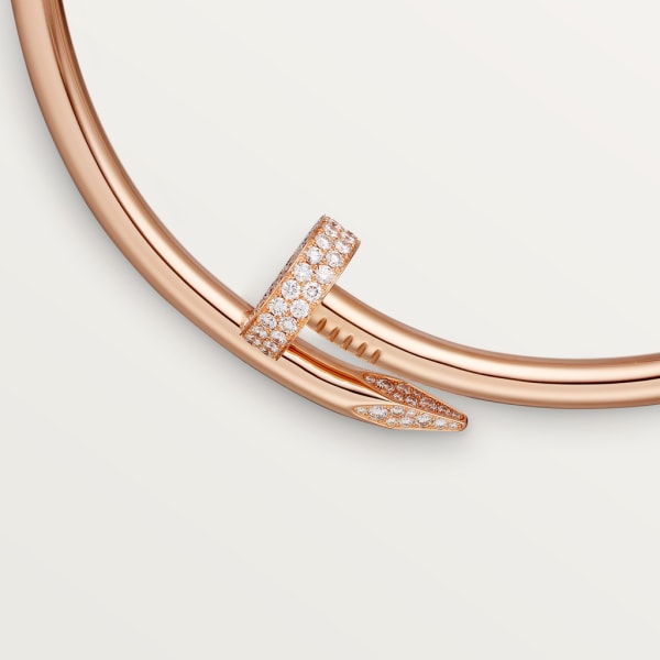 Juste un Clou necklace Rose gold, diamonds