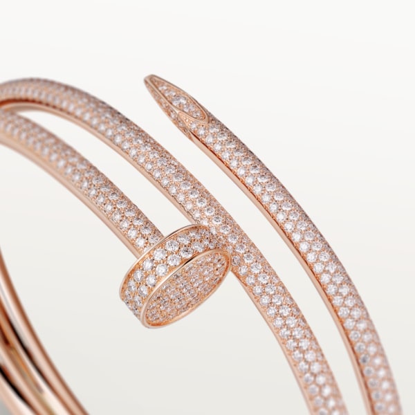 Juste un Clou bracelet Rose gold, diamonds