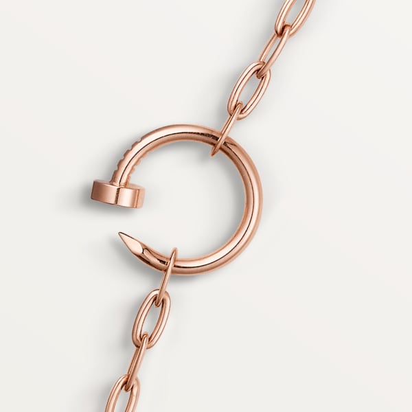 Juste un Clou necklace Rose gold, diamonds