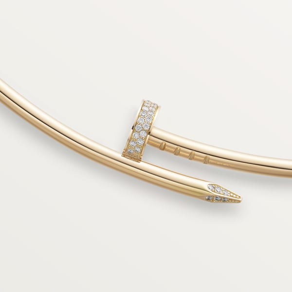 Juste un Clou necklace Yellow gold, diamonds