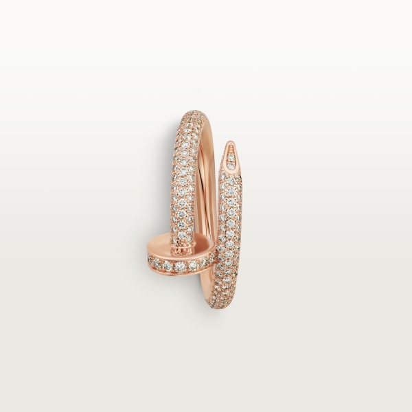 Juste un Clou ring Rose gold, diamonds