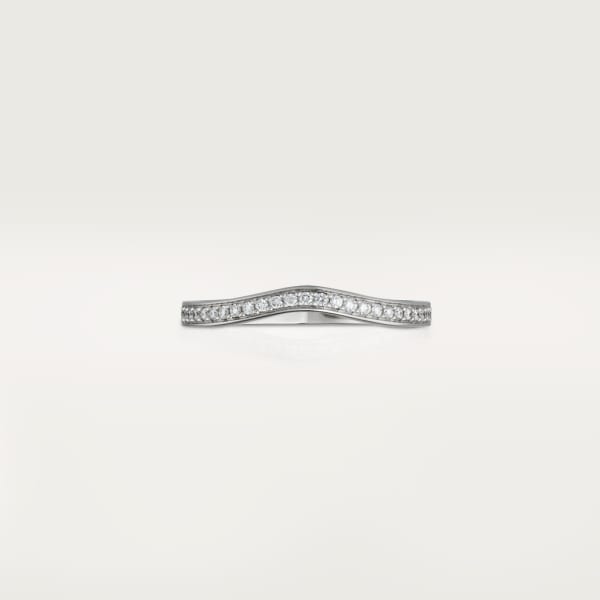 Ballerine wedding ring Platinum, diamonds