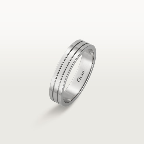 Vendôme Louis Cartier Wedding Ring White gold