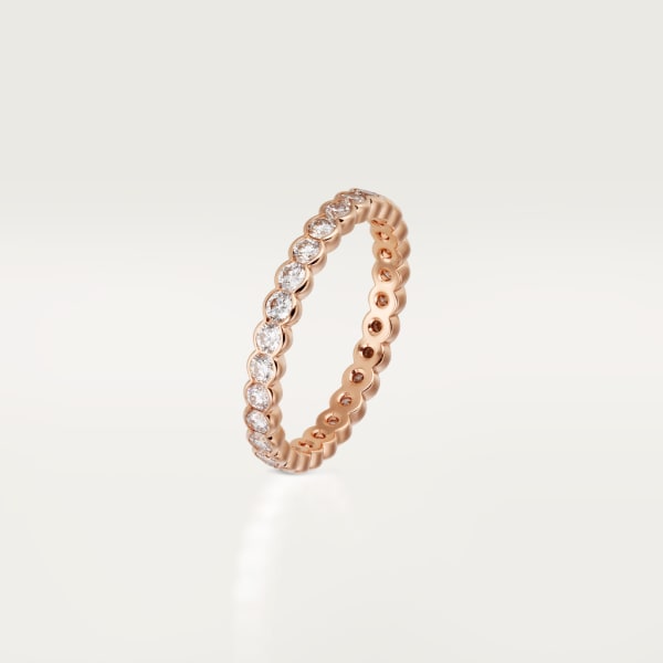 Broderie de Cartier wedding band Rose gold, diamonds