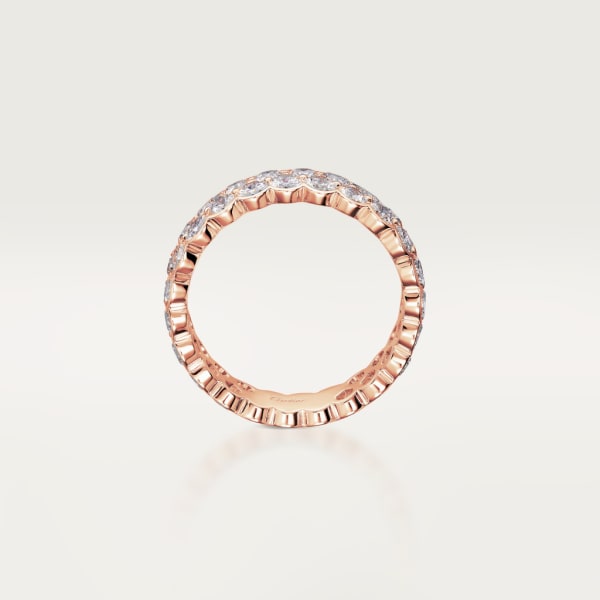 Broderie de Cartier wedding ring Rose gold, diamonds