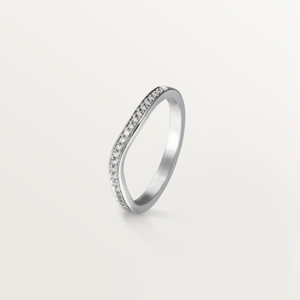 Ballerine wedding ring Platinum, diamonds