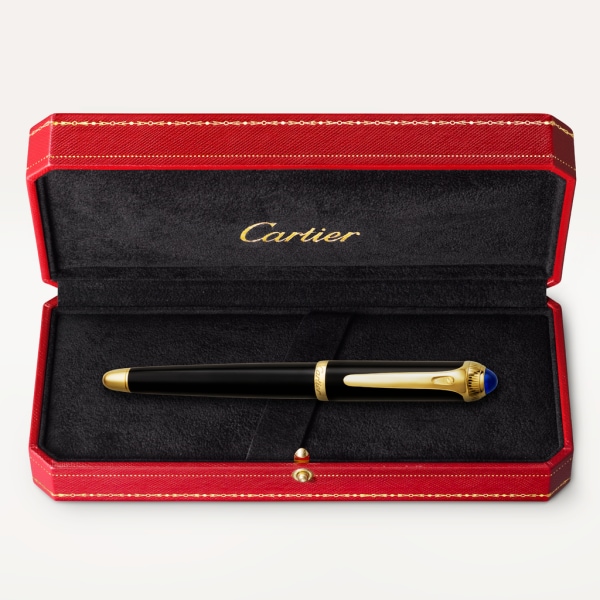 R de Cartier pen Composite, yellow-gold finish