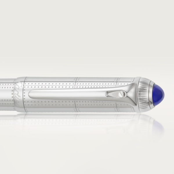 R de Cartier pen Engraved metal, palladium finish