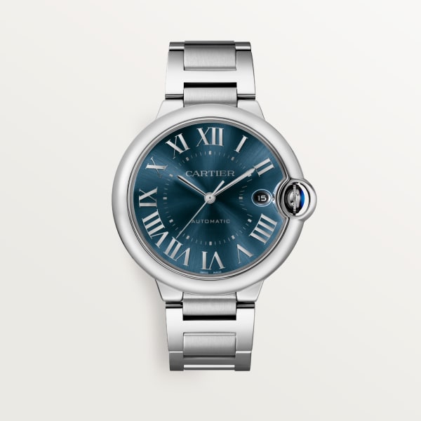 Ballon Bleu de Cartier watch 40mm, automatic movement, steel