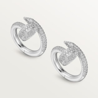 Juste un Clou cufflinks White gold and diamonds