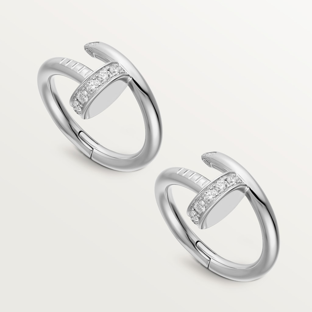 Juste un Clou cufflinksWhite gold, diamonds