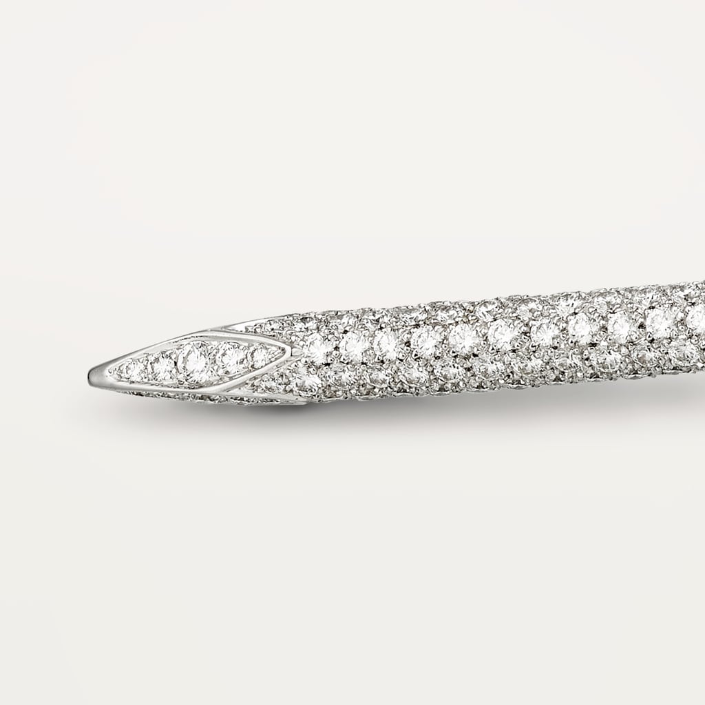 Juste un Clou tie pinWhite gold and diamonds