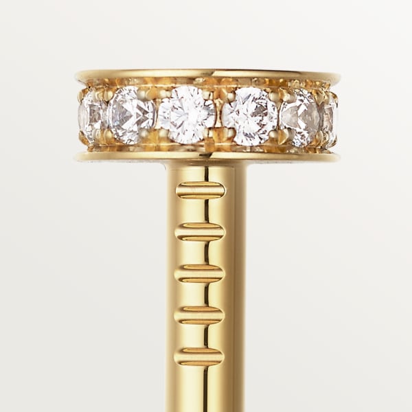 Juste un Clou tie pin Yellow gold, diamonds