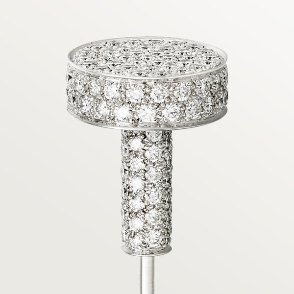 Juste un Clou tie pin White gold and diamonds