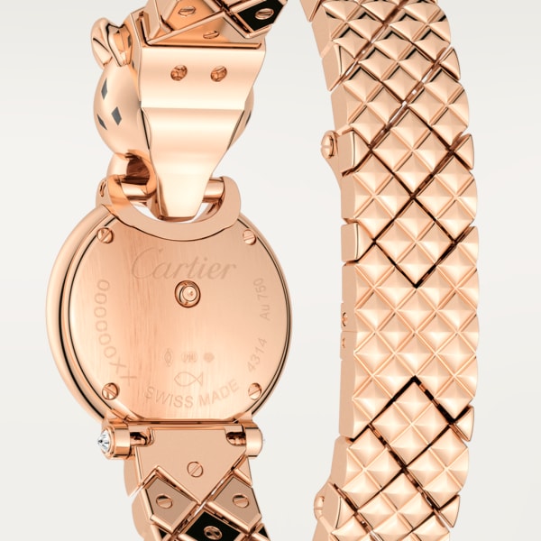 La Panthère de Cartier watch Small model, quartz movement, rose gold, diamonds