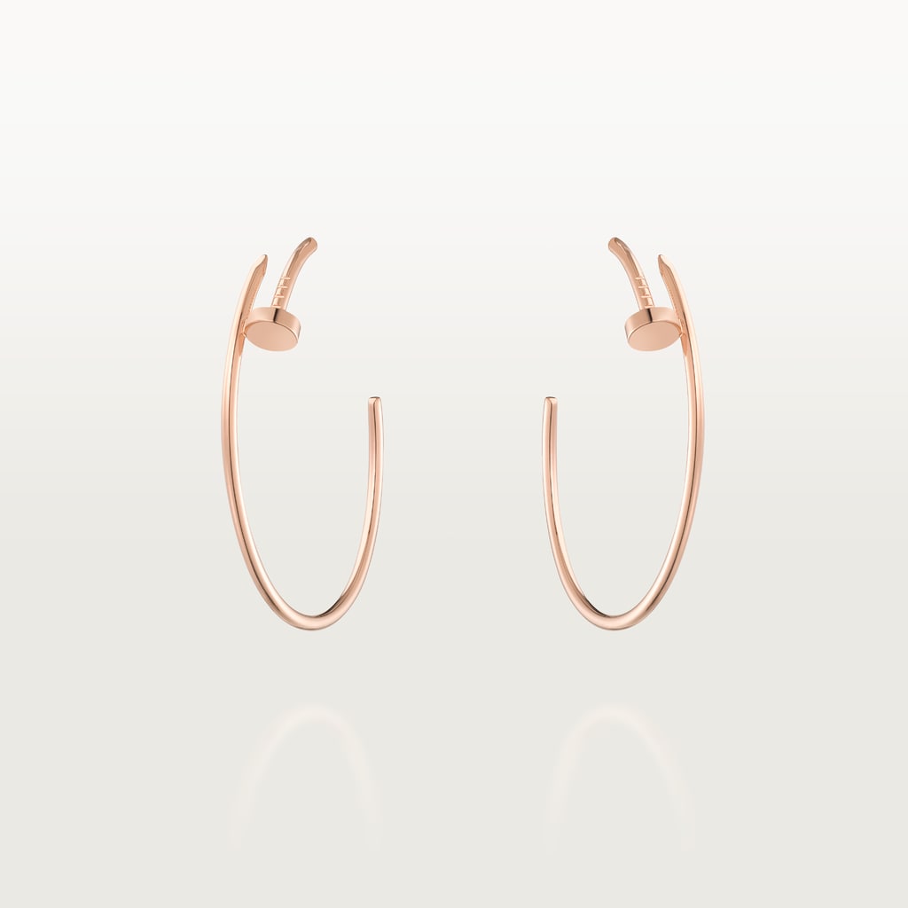 Juste un Clou hoop earrings, large modelRose gold