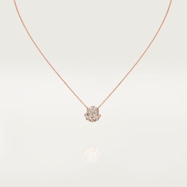 Etincelle de Cartier necklace Rose gold, diamonds