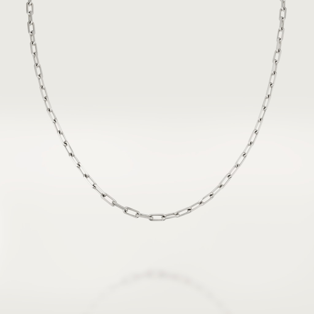 Santos de Cartier necklaceNon-rhodium finish white gold