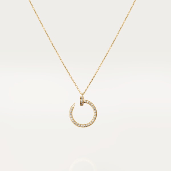 Juste un Clou necklace, paved  Yellow gold, diamonds